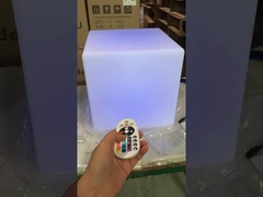 Scaffali cubo illuminati a led da 40 cm ricaricabili senza fili multicolore per eventi