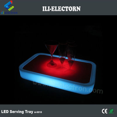 club di festa utilizzato controllo wireless cambiando colore illuminato vassoio elettrico di servizio
