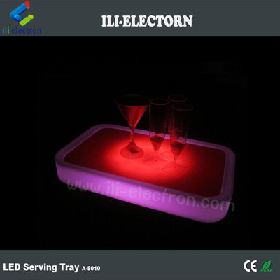 club di festa utilizzato controllo wireless cambiando colore illuminato vassoio elettrico di servizio
