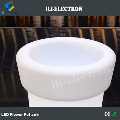 illuminato highboy ha portato vaso di fiori artificiali con 16 colori che cambiano con il telecomando