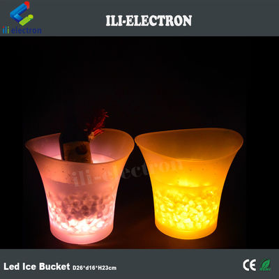 Venditore caldo, secchio di ghiaccio di plastica a led per champagne.
