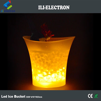 Venditore caldo, secchio di ghiaccio di plastica a led per champagne.