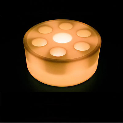 Controllo remoto ricaricabile barware in plastica a led unico