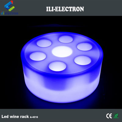 Controllo remoto ricaricabile barware in plastica a led unico