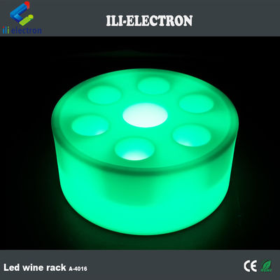 Controllo remoto ricaricabile barware in plastica a led unico