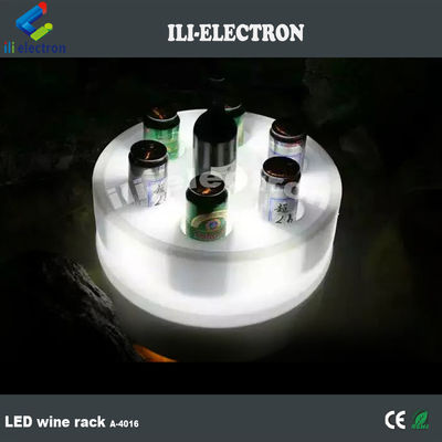 Controllo remoto ricaricabile barware in plastica a led unico