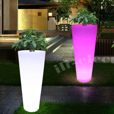 Vaso da fiore in plastica a LED
