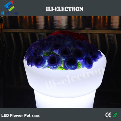 Vaso da fiore in plastica a LED