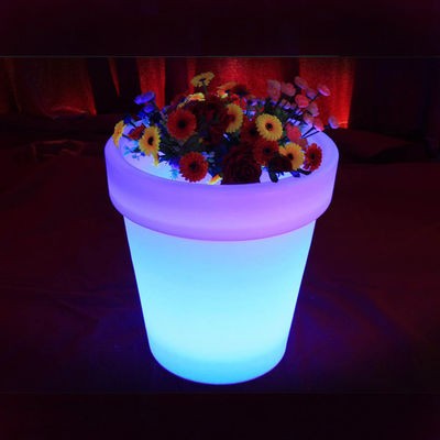 Controllo tattile del piantatore del vaso a led ricaricabile