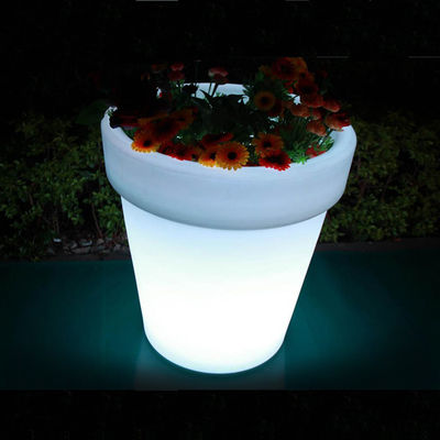 Controllo tattile del piantatore del vaso a led ricaricabile