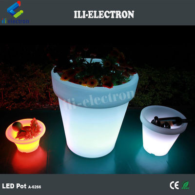 Controllo tattile del piantatore del vaso a led ricaricabile