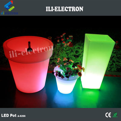 Controllo tattile del piantatore del vaso a led ricaricabile