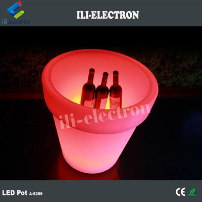 Controllo tattile del piantatore del vaso a led ricaricabile