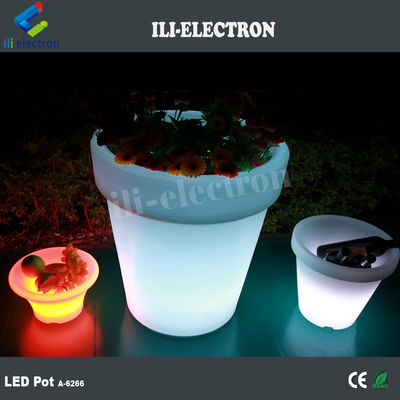Controllo tattile del piantatore del vaso a led ricaricabile