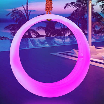 Hotel Moderno PE in plastica LED ricaricabile LED swing