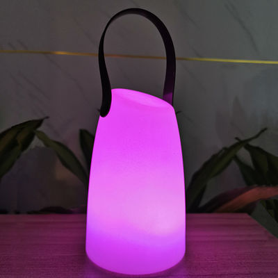Lampada portatile a LED in plastica con telecomando wireless per giardino