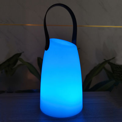 Lampada portatile a LED in plastica con telecomando wireless per giardino