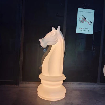 Cavallo di mare Cambiare forma colore luce da giardino luce a LED di plastica ricaricabile