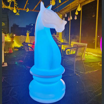 Cavallo di mare Cambiare forma colore luce da giardino luce a LED di plastica ricaricabile