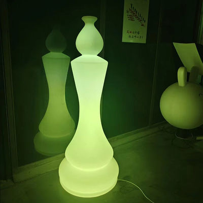 Lampade da giardino a forma di scacchi a LED ricaricabili in plastica AC 85-265V