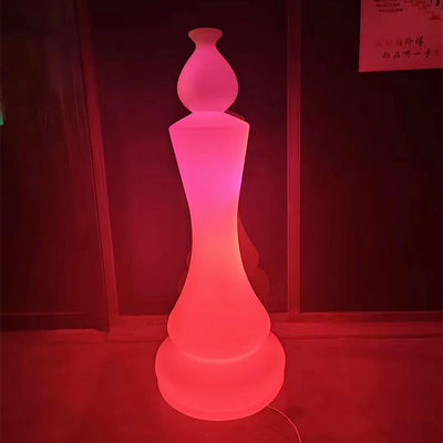 Lampade da giardino a forma di scacchi a LED ricaricabili in plastica AC 85-265V