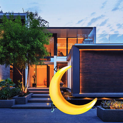 Luci di giardino a forma di luna a LED 16 colori mutevoli