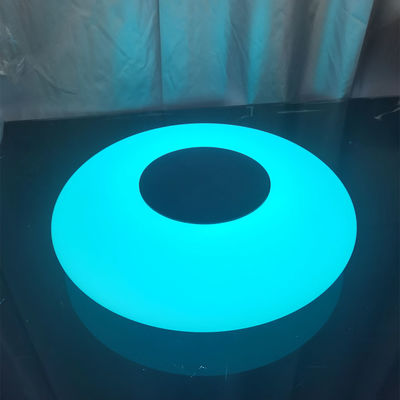 LED UFO forma piscina luci luminose a energia solare per ornamento giardino