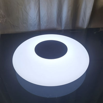 LED UFO forma piscina luci luminose a energia solare per ornamento giardino