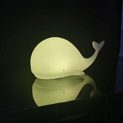 Lampada notturna a LED ricaricabile Whale per camera da letto vicino al letto del bambino