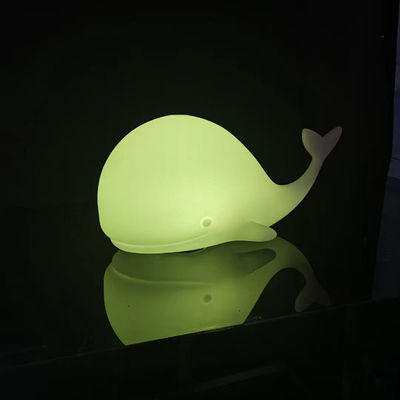 Lampada notturna a LED ricaricabile Whale per camera da letto vicino al letto del bambino