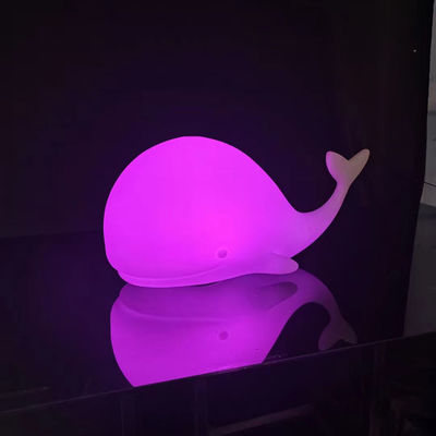 Lampada notturna a LED ricaricabile Whale per camera da letto vicino al letto del bambino