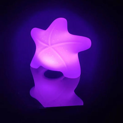 Lampade decorative a led ricaricabili per giardini domestici di stelle di mare