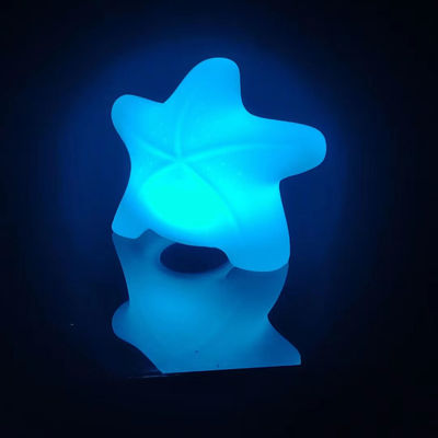 Lampade decorative a led ricaricabili per giardini domestici di stelle di mare