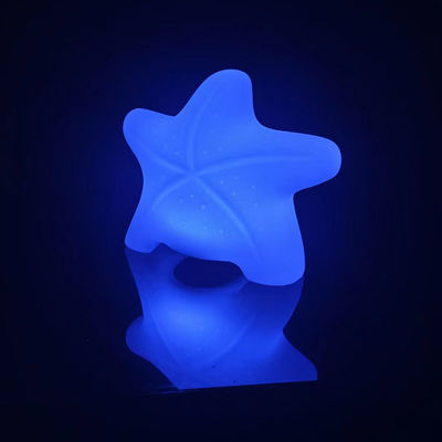 Lampade decorative a led ricaricabili per giardini domestici di stelle di mare