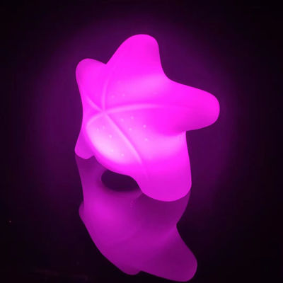 Lampade decorative a led ricaricabili per giardini domestici di stelle di mare