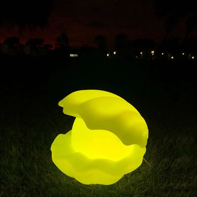 Colori della piscina Luci luminose, RGB LED Bambini Luce notturna Forma di conchiglia