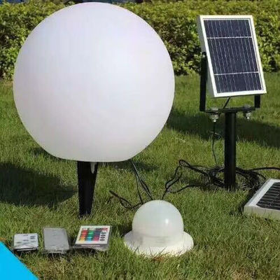 IP65 Lampada a sfera solare impermeabile, sfere luminose a cambio colore a LED per giardino