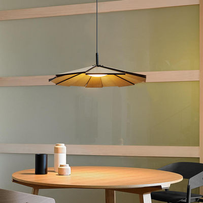 Di buona qualità pendente murale interno bambù legno camera da letto rattan lampada ombra lampade fatte a mano