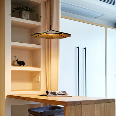 Di buona qualità pendente murale interno bambù legno camera da letto rattan lampada ombra lampade fatte a mano