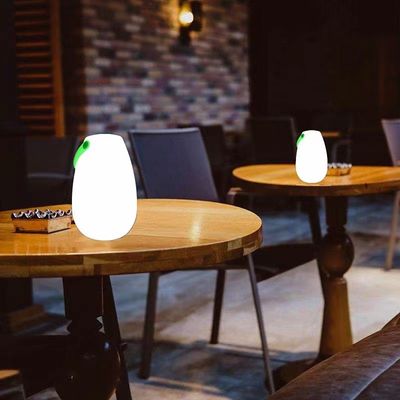 2700K CCT lampada portatile LED in plastica ricaricabile per ristorante
