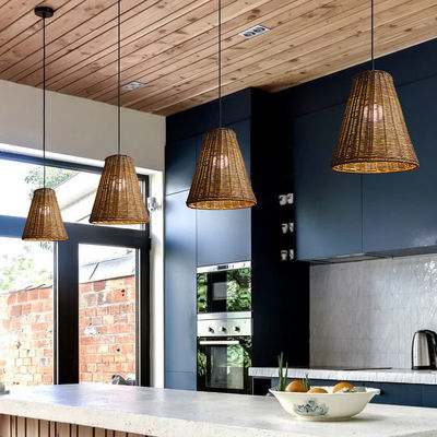 Moderna lampada a pendente rotante rotante, lampada a soffitto rotante ombra 65lm / W OEM