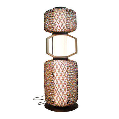 Lampada di rattan decorativa 3500K CCT per hotel residenziale