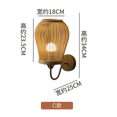 Creative Art Design rattan parete ombra luce per Corridoio Corridoio
