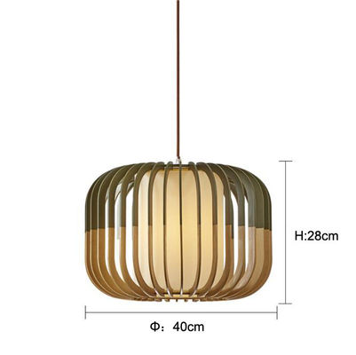 Nodic Rattan Pendant Light Chandelier Switch Control per la decorazione domestica