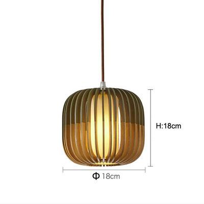 Nodic Rattan Pendant Light Chandelier Switch Control per la decorazione domestica