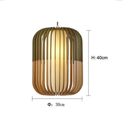 Nodic Rattan Pendant Light Chandelier Switch Control per la decorazione domestica