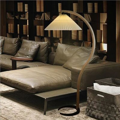 Lampada di rattan piatto creativo per il soggiorno camera da letto