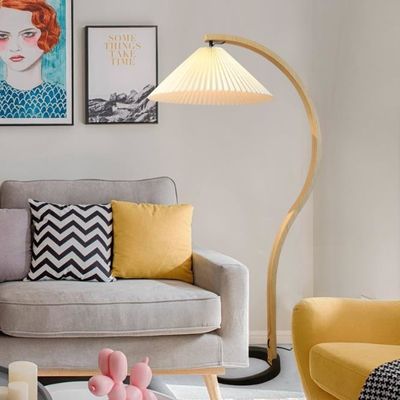 Lampada di rattan piatto creativo per il soggiorno camera da letto