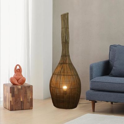 3500K Lampade da pavimento di rotino artistico luce per hotel Club soggiorno