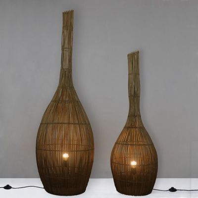 3500K Lampade da pavimento di rotino artistico luce per hotel Club soggiorno